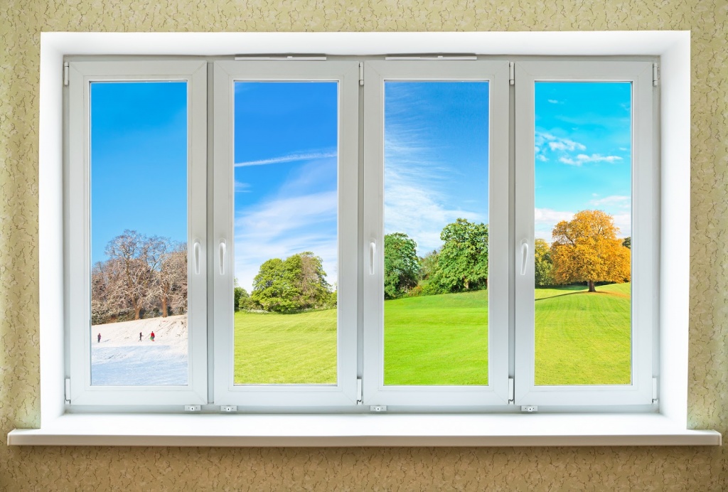 Window-with-4-seasons-as-outdoor-background
